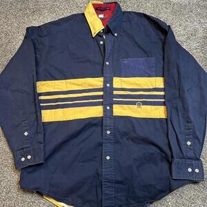 Vintage Multicolor Tommy Hilfiger Button‎ shirt